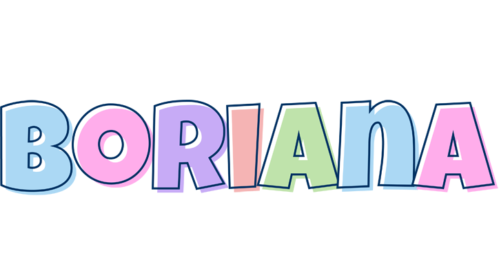 Boriana pastel logo