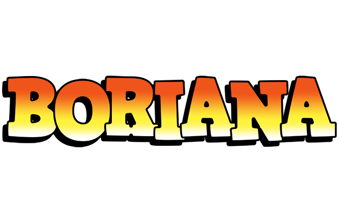 Boriana sunset logo