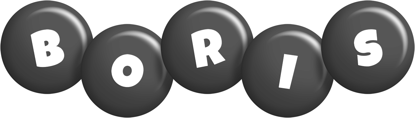 Boris candy-black logo
