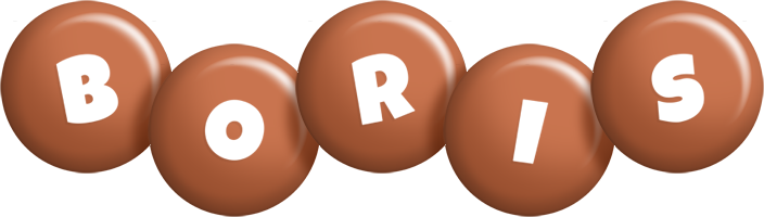 Boris candy-brown logo