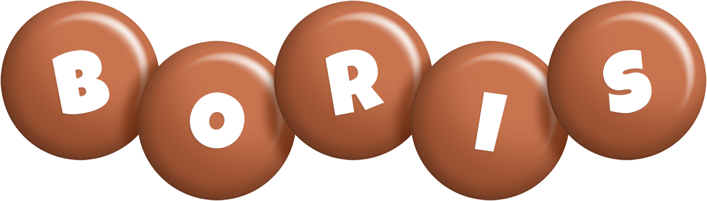 Boris candy-brown logo