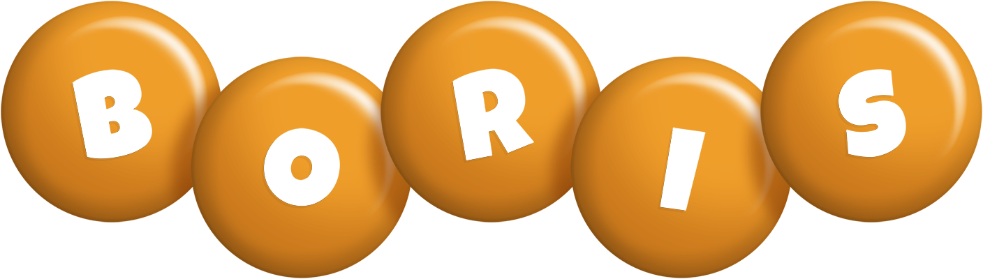 Boris candy-orange logo