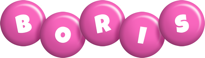 Boris candy-pink logo