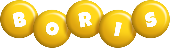 Boris candy-yellow logo