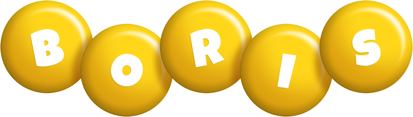 Boris candy-yellow logo