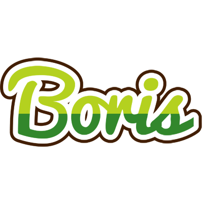 Boris golfing logo