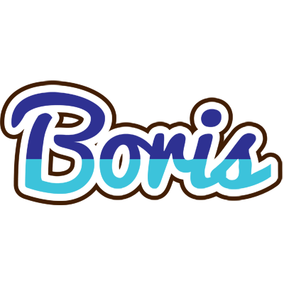 Boris raining logo