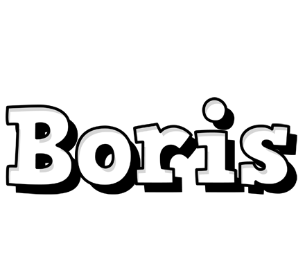 Boris snowing logo