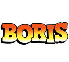 Boris sunset logo