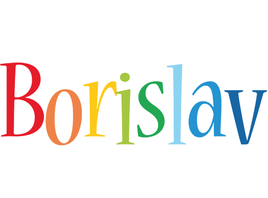 Borislav birthday logo