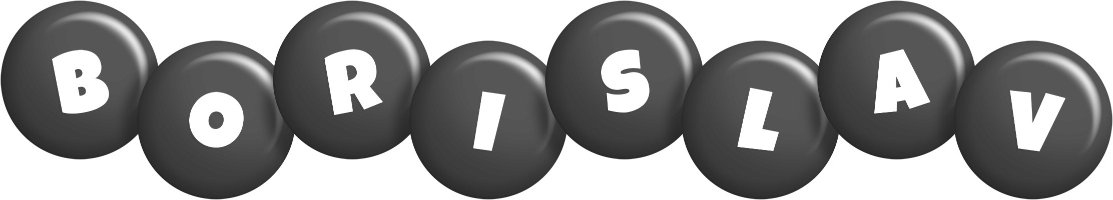 Borislav candy-black logo