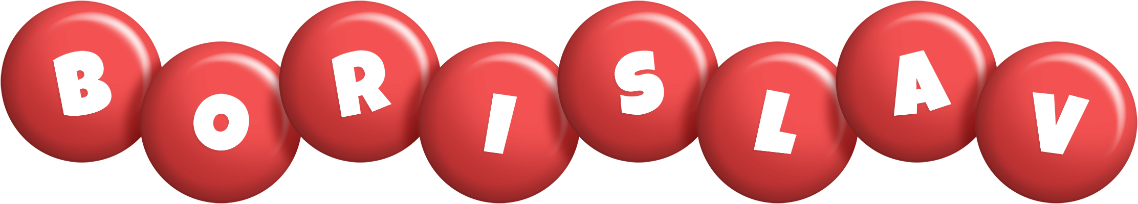 Borislav candy-red logo