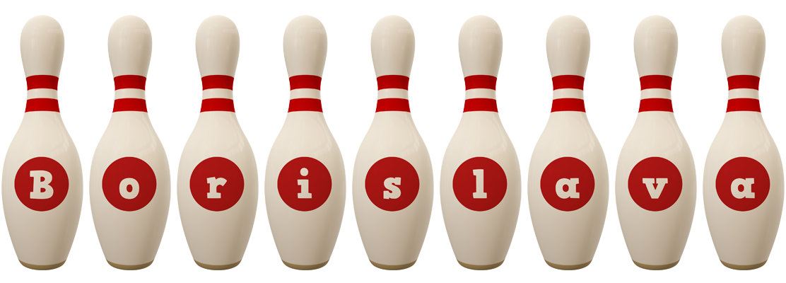 Borislava bowling-pin logo