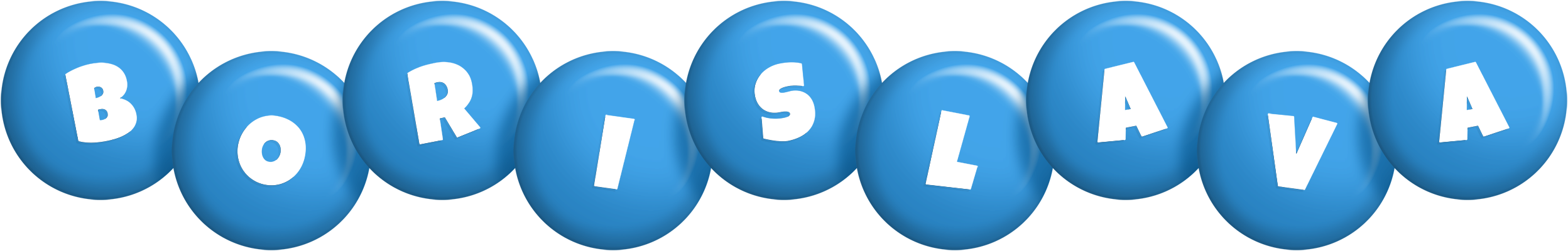 Borislava candy-blue logo