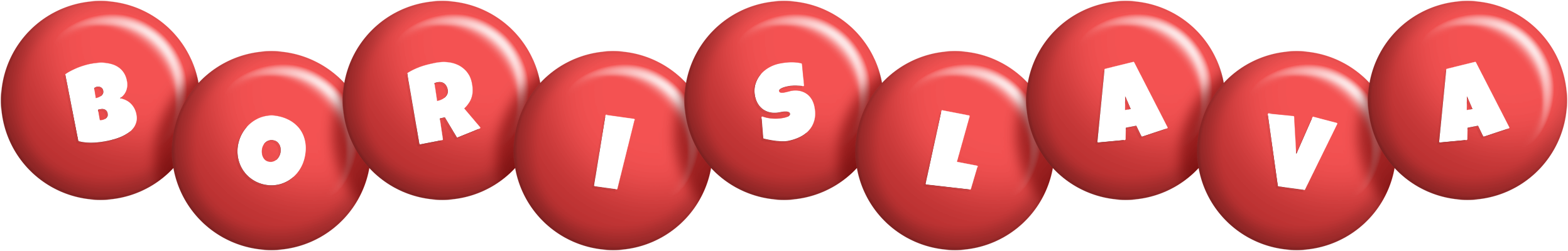 Borislava candy-red logo