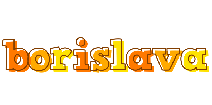 Borislava desert logo