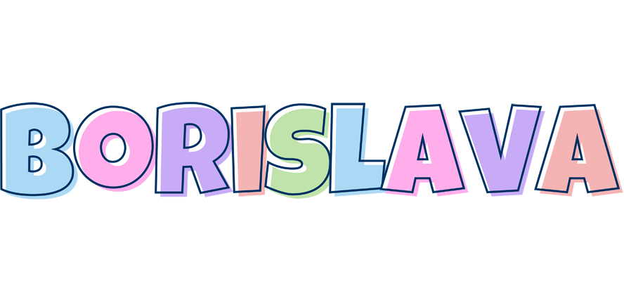 Borislava pastel logo