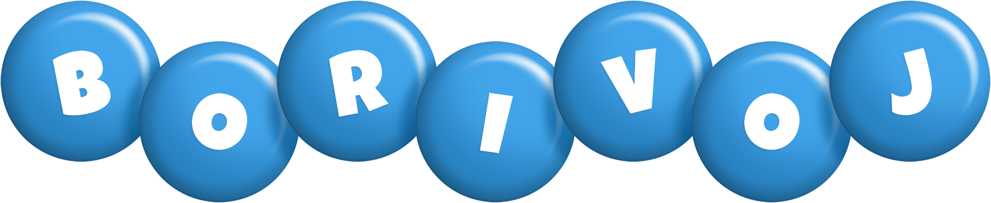 Borivoj candy-blue logo