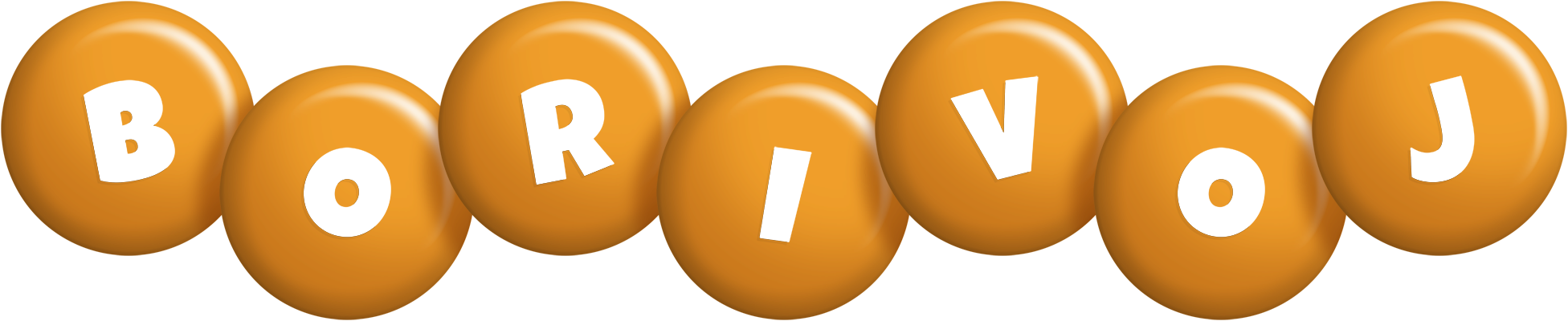 Borivoj candy-orange logo