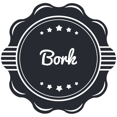 Bork badge logo