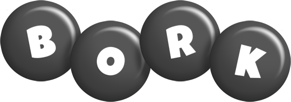 Bork candy-black logo