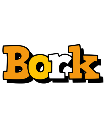 Bork cartoon logo