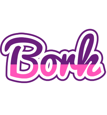 Bork cheerful logo