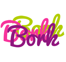 Bork flowers logo