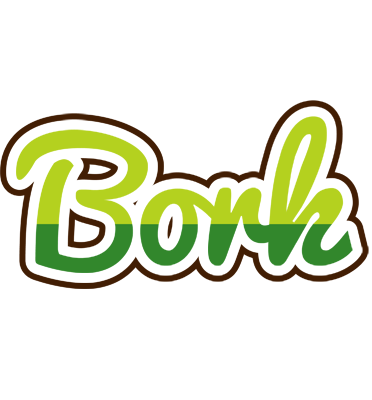 Bork golfing logo