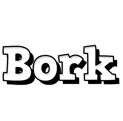 Bork snowing logo