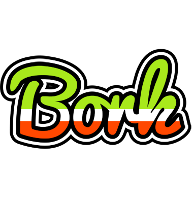 Bork superfun logo