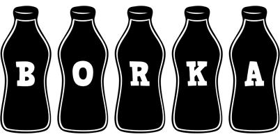 Borka bottle logo