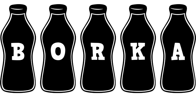 Borka bottle logo