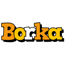 Borka cartoon logo