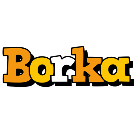 Borka cartoon logo
