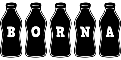 Borna bottle logo