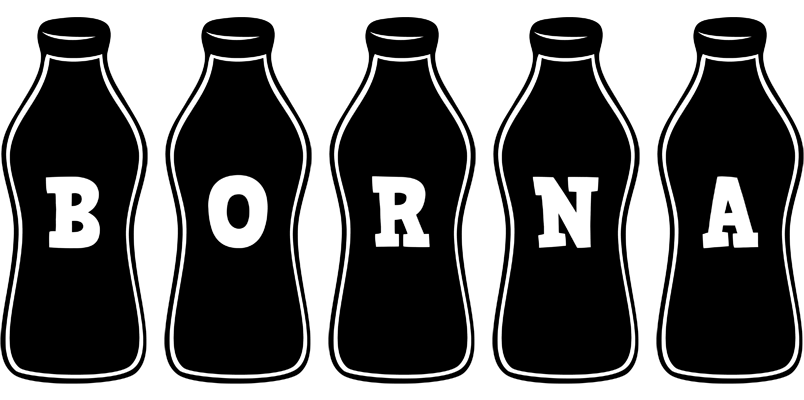 Borna bottle logo