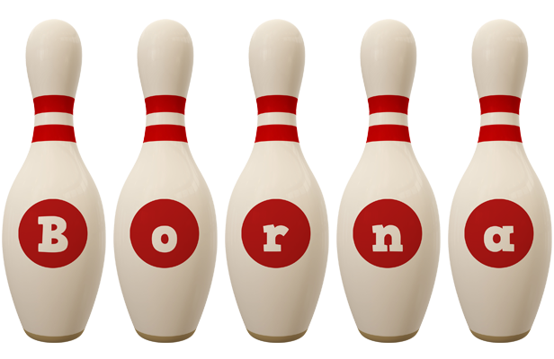 Borna bowling-pin logo