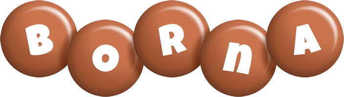 Borna candy-brown logo