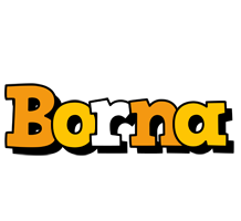 Borna cartoon logo