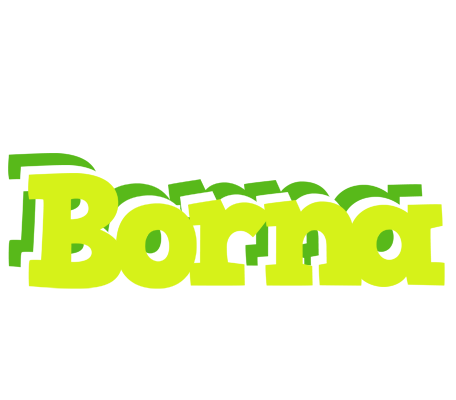 Borna citrus logo