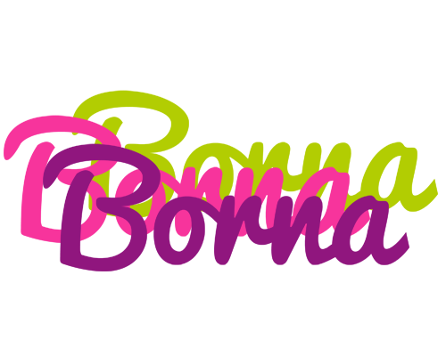 Borna flowers logo