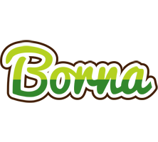 Borna golfing logo