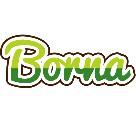Borna golfing logo
