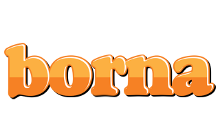 Borna orange logo