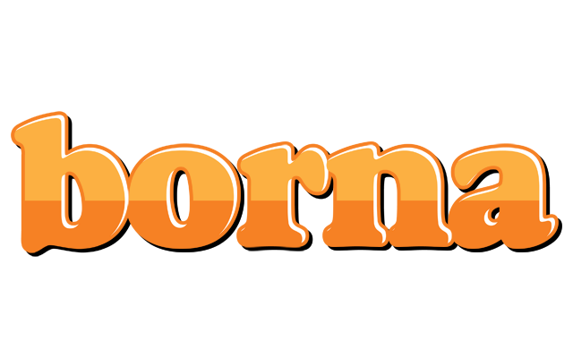 Borna orange logo