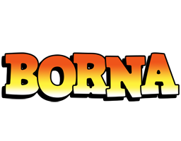 Borna sunset logo