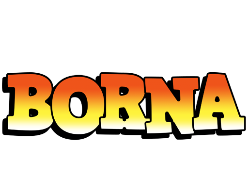 Borna sunset logo