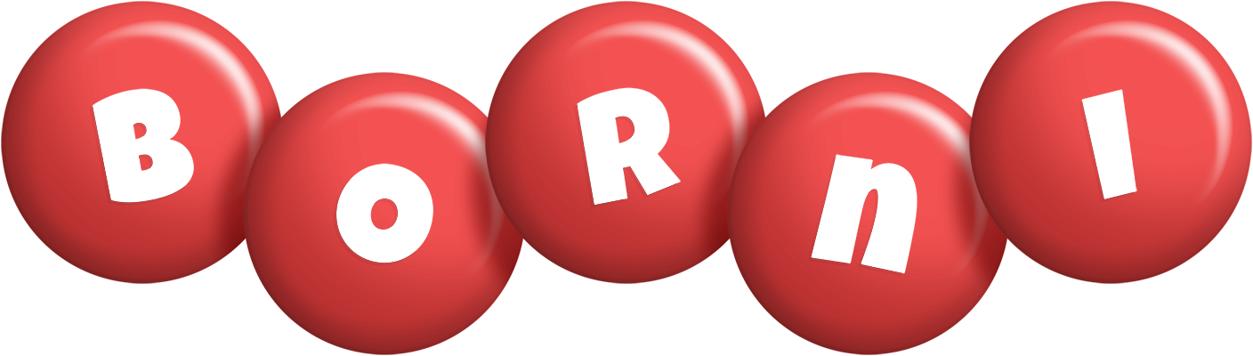 Borni candy-red logo