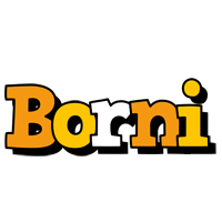 Borni cartoon logo